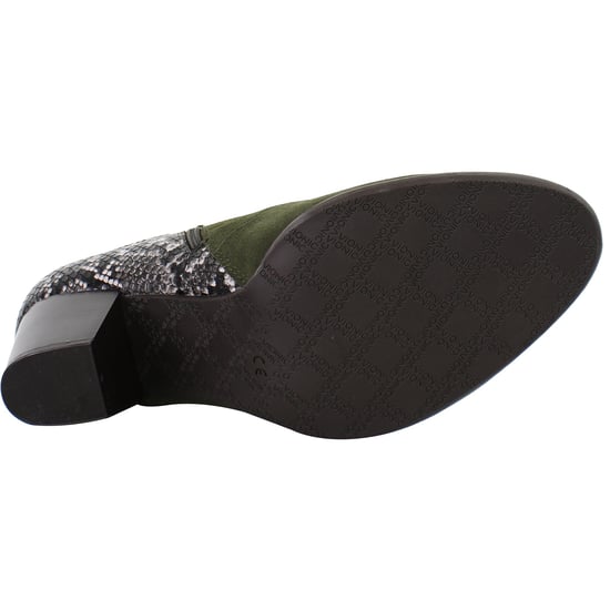 Vionic Naomi Snake Womens Green Heeled Boots - Image 5