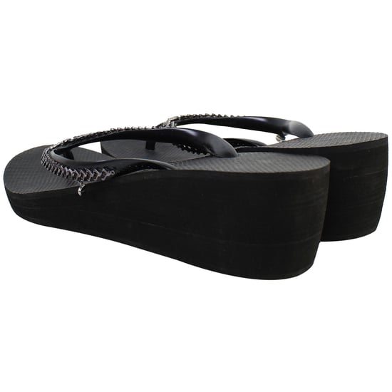 Havaianas High Metal Grega Womens Black Wedges Flip-Flops - Image 3