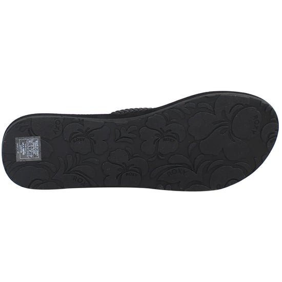 Roxy Costas Womens Black Flip-Flops - Image 5