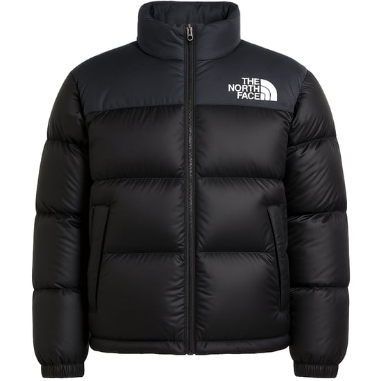 The North Face 96 Retro Nuptse Kids Black Jacket - Image 1