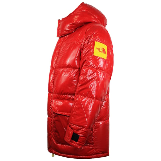 The North Face BRNLB Mens Red Down Parka Jacket - Image 3