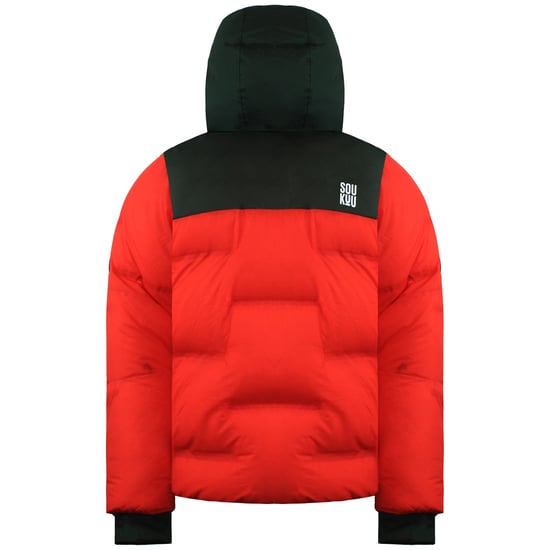 The North Face Soukuu Cloud Down Nupste Mens Red Jacket - Image 2