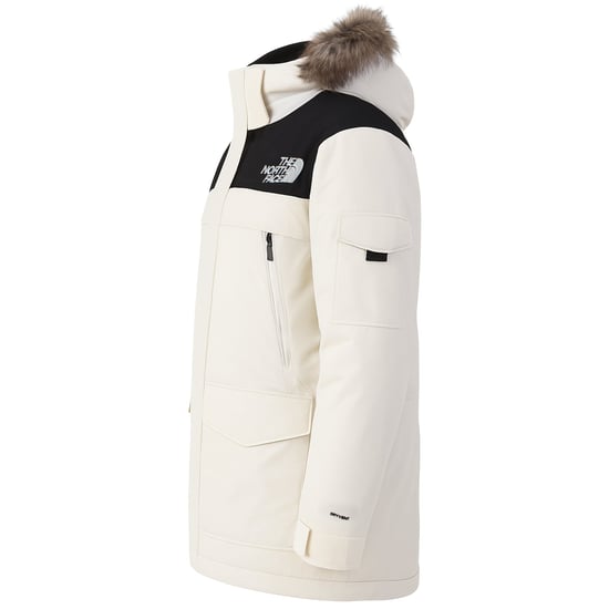 The North Face McMurdo 2 Mens White Parka Jacket - Image 2