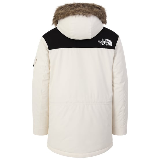 The North Face McMurdo 2 Mens White Parka Jacket - Image 3