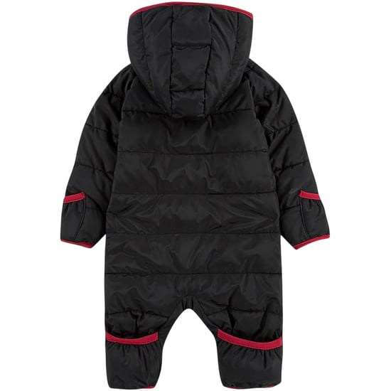 Nike Baby-jumpsuit met capuchon en Air Jordan-logo (Zwart) - Image 2