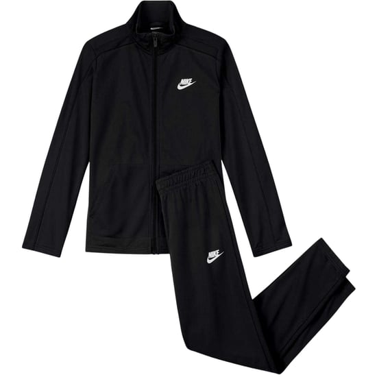 Nike Kinder Swoosh Polyester Trainingspak (Zwart/Wit) - Image 1