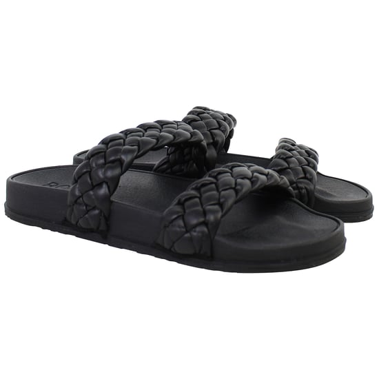 Roxy Slippy Braided Womens Black Sliders - Image 2