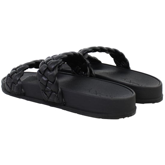 Roxy Slippy Braided Womens Black Sliders - Image 3