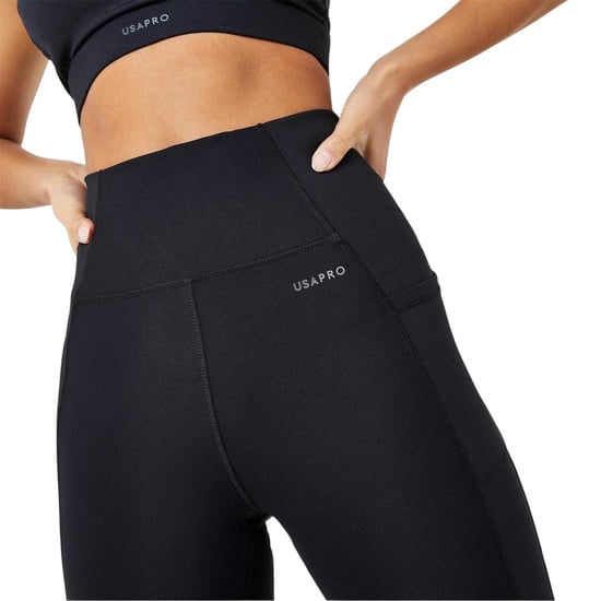 USA Pro Dam/Lady Core High Rise Leggings (Svart) - Image 4