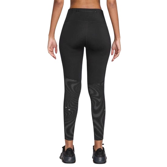 Nike T Flash-löpartights för damer (Svart/silver) - Image 2