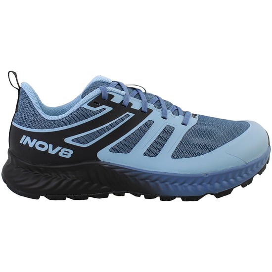 Inov-8 Trailfly Mens Blue Grey Running Shoes - Image 1
