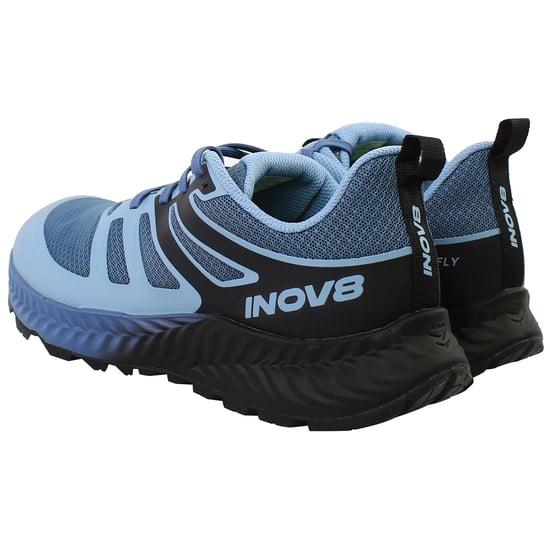 Inov-8 Trailfly Mens Blue Grey Running Shoes - Image 3