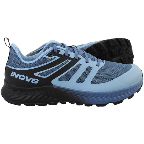 Inov-8 Trailfly Mens Blue Grey Running Shoes - Image 4