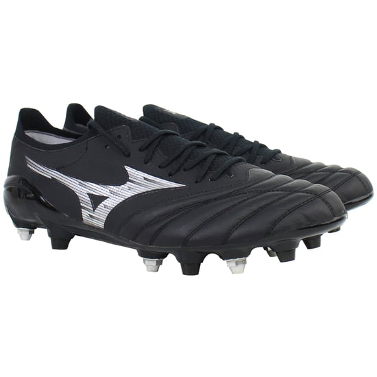 Mizuno Morelia Neo IV Beta Elite Mix Mens Black Football Boots - Image 2