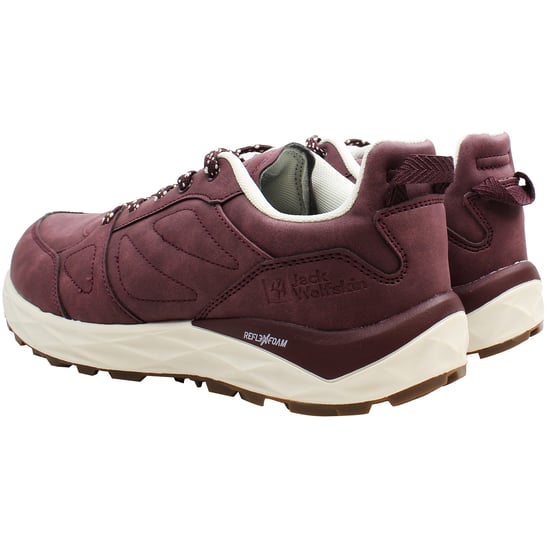 Jack Wolfskin Portland Low Womens Grape Walking Shoes - Image 3