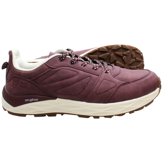 Jack Wolfskin Portland Low Womens Grape Walking Shoes - Image 4
