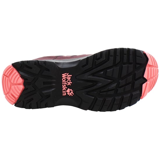 Jack Wolfskin Wolf Hiker Kids Burgundy Mid Shoes - Image 5