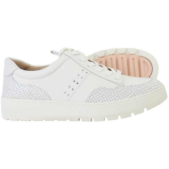 Vionic Abyss Ysenia Lizard Womens White Trainers - Image 4