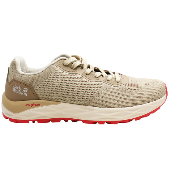 Jack Wolfskin Upswing Low Womens Beige Walking Shoes - Image 1