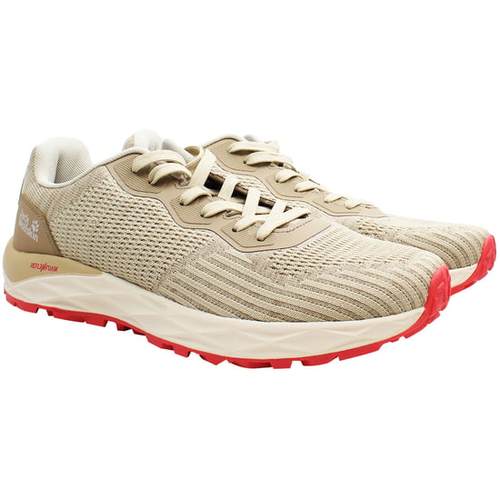Jack Wolfskin Upswing Low Womens Beige Walking Shoes - Image 2