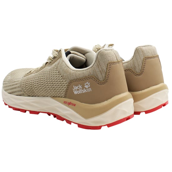 Jack Wolfskin Upswing Low Womens Beige Walking Shoes - Image 3