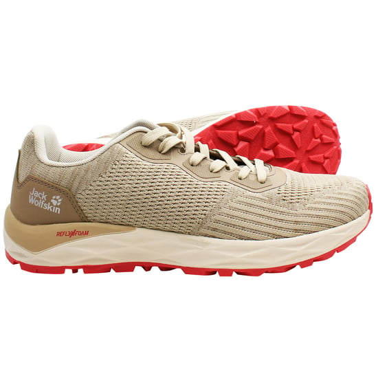 Jack Wolfskin Upswing Low Womens Beige Walking Shoes - Image 4