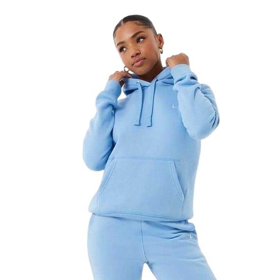 Jack Wills Womens/Ladies Astbury Pheasant Logo Relaxed Fit Hoodie (Blue) - Image 2