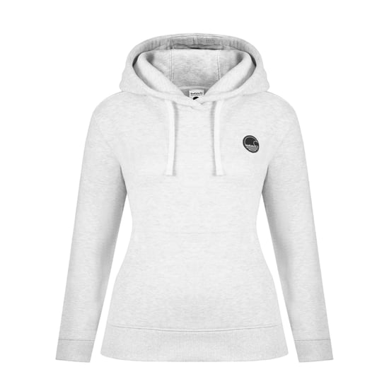 SoulCal Womens/Ladies Wave Logo Hoodie (Ice Marl Marl) - Image 1
