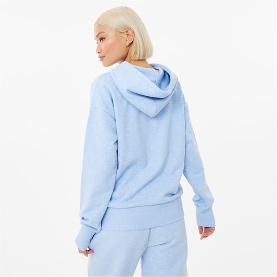 USA Pro Womens/Ladies Classic Logo Hoodie (Blue) - Image 2