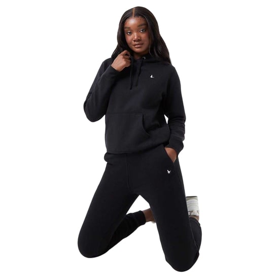 Jack Wills Womens/Ladies Astbury Pheasant Logo Relaxed Fit Hoodie (Black) - Image 4