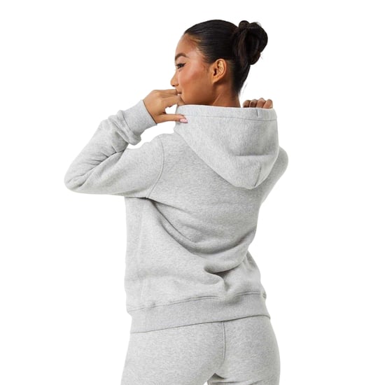 Jack Wills Womens/Ladies Astbury Pheasant Logo Relaxed Fit Hoodie (Grey Marl) - Image 3
