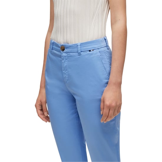Boss Slanke chino’s voor dames (Blauw) - Image 3