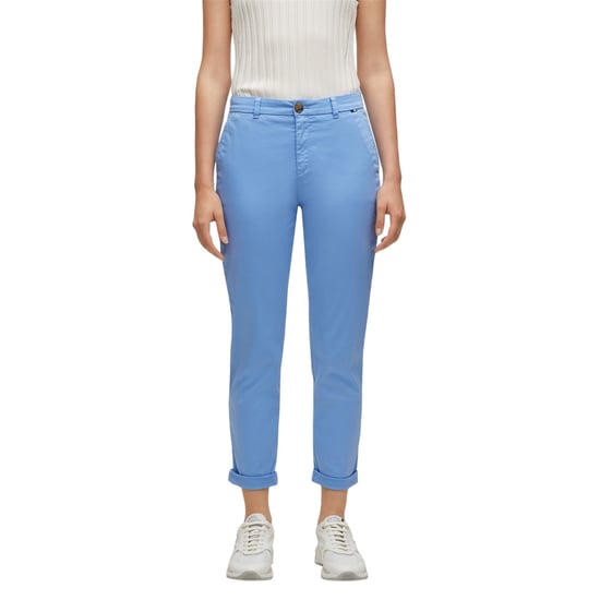 Boss Slanke chino’s voor dames (Blauw) - Image 4