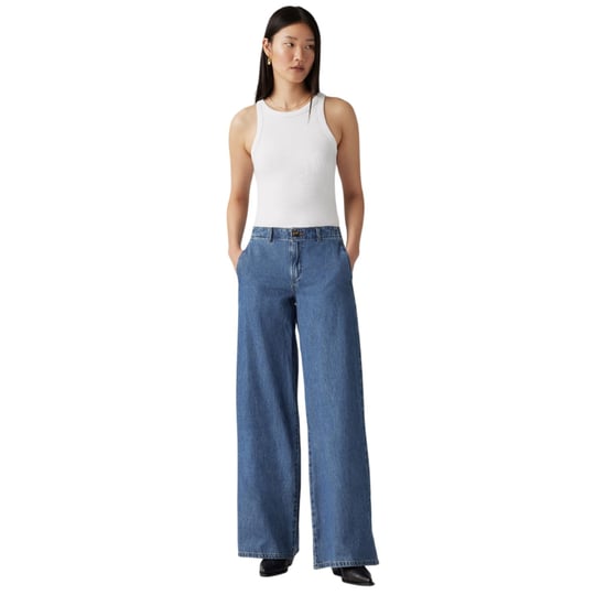 Levi's Dames Big Yikes Wijde Leg Chino's (Blauw) - Image 3