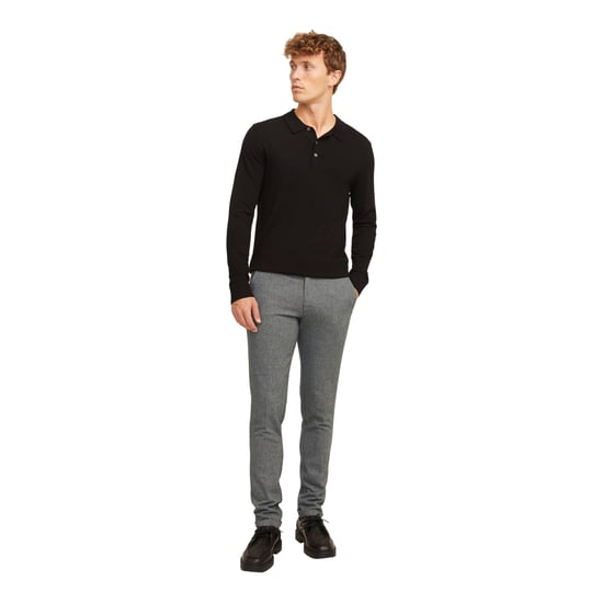 Jack And Jones Chino's voor heren van Henry (Grijze Melange) - Image 4