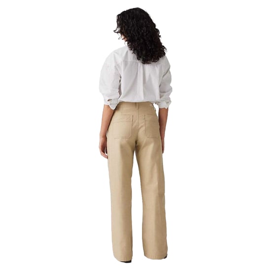 Levis Chino's voor dames uit de jaren ’90 met rechte pijpen en hoge taille (Travertijn) - Image 3