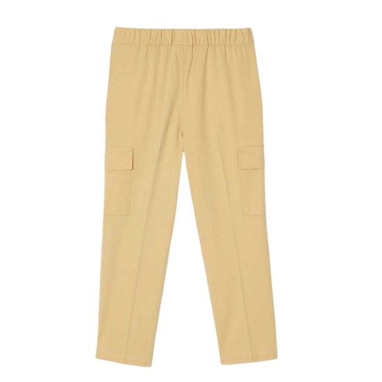 Lacoste Womens/Ladies Gabardine Cargo Trousers (Natural) - Image 2