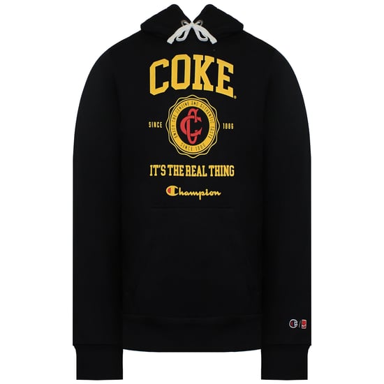 Champion x Coca Cola Mens Black Hoodie - Image 1