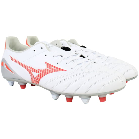 Mizuno Morelia Neo IV Pro Mix Mens White Football Boots - Image 2