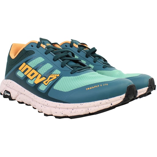 Inov-8 Trailfly G 270 V2 Womens Green Running Shoes - Image 2