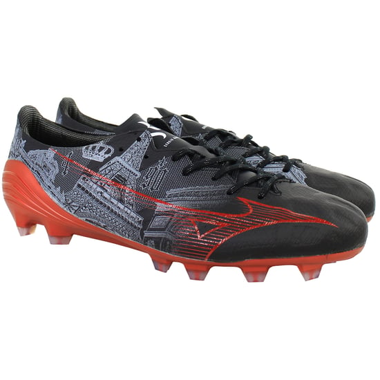 Mizuno Alpha SR4 FG/AG Mens Black Football Boots - Image 2