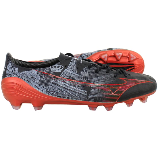 Mizuno Alpha SR4 FG/AG Mens Black Football Boots - Image 4