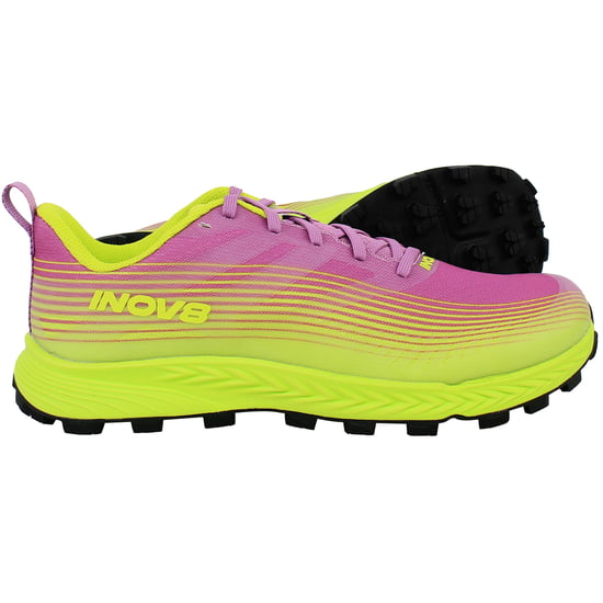 Inov-8 Trailfly Speed Womens Purple/Green Running Shoes - Image 4