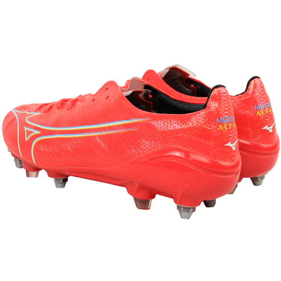 Mizuno Alpha Japan Mix Mens Red Football Boots - Image 3