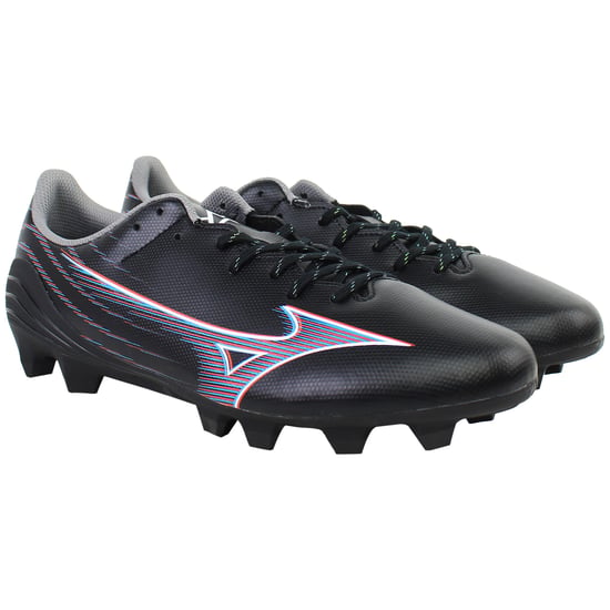 Mizuno Alpha Select Mens Black Football Boots - Image 2