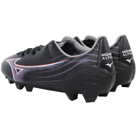 Mizuno Alpha Select Mens Black Football Boots - Image 3