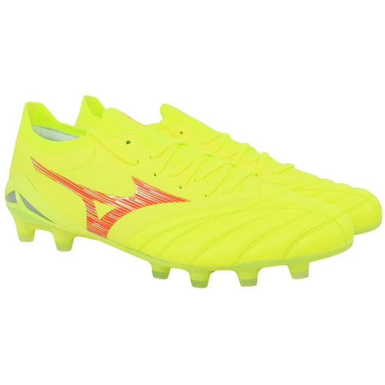 Mizuno Morelia Neo 4 Beta Japan Mens Yellow Football Boots - Image 2
