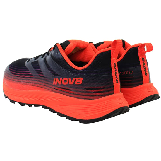 Inov-8 Trailfly Speed Mens Black/Fiery Red Running Shoes - Image 3