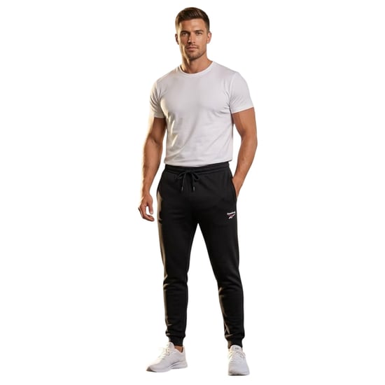 Reebok Joggingbroeken voor heren van Identity (Zwart/Wit) - Image 1