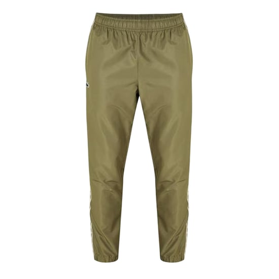 Lacoste Mens Side Stripe Joggers (Khaki Green) - Image 2
